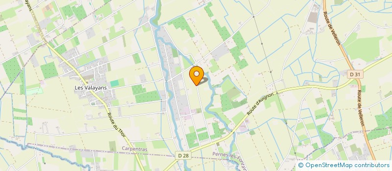 localisation de l'entreprise MONSIEUR VINCENT RAYBAUD  PERNES-LES-FONTAINES