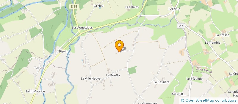 localisation de l'entreprise MONSIEUR VINCENT RAZER à SAINT-THELO
