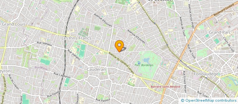 localisation de l'entreprise MONSIEUR VINCENT REBIERE  BORDEAUX