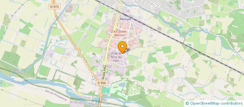 localisation de l'entreprise MONSIEUR VINCENT REBORA  PERTUIS