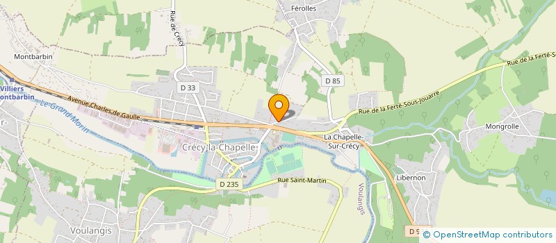 localisation de l'entreprise MONSIEUR VINCENT REBOUL  CRECY-LA-CHAPELLE