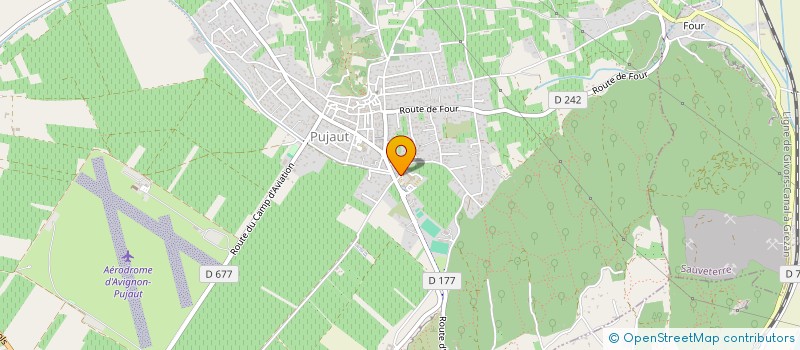 localisation de l'entreprise MONSIEUR VINCENT REBOUL  PUJAUT