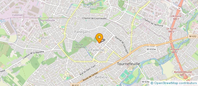 localisation de l'entreprise MONSIEUR VINCENT RECLUS  TOURNEFEUILLE