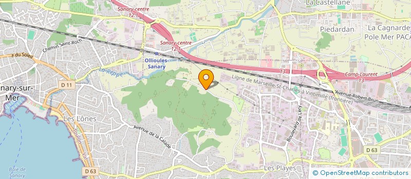 localisation de l'entreprise MONSIEUR VINCENT REGLIONI à SIX-FOURS-LES-PLAGES