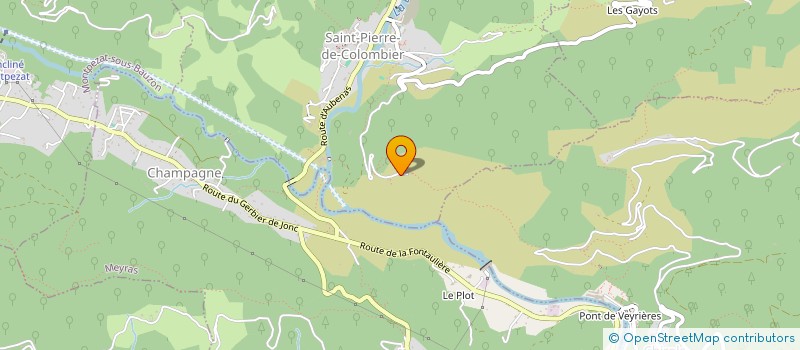 localisation de l'entreprise MONSIEUR VINCENT RENARD  SAINT-PIERRE-DE-COLOMBIER