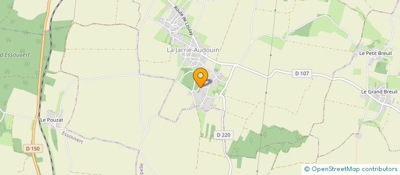 localisation de l'entreprise MONSIEUR VINCENT RENARD  LA JARRIE-AUDOUIN