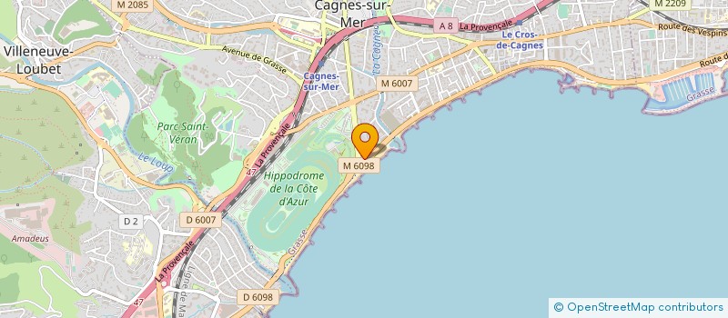 localisation de l'entreprise MONSIEUR VINCENT RENAUD à CAGNES-SUR-MER