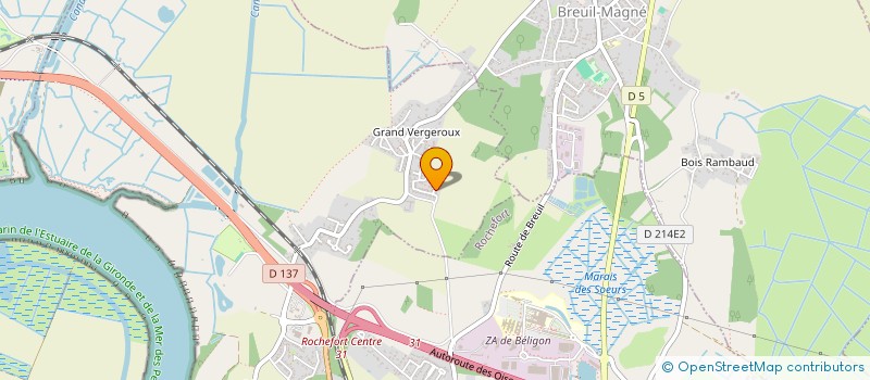 localisation de l'entreprise MONSIEUR VINCENT RENAUDEAU  VERGEROUX