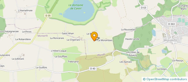 localisation de l'entreprise MONSIEUR VINCENT RENAULT  IFFENDIC