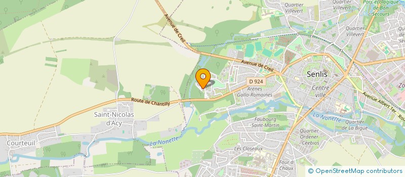 localisation de l'entreprise MONSIEUR VINCENT RERAT  SENLIS