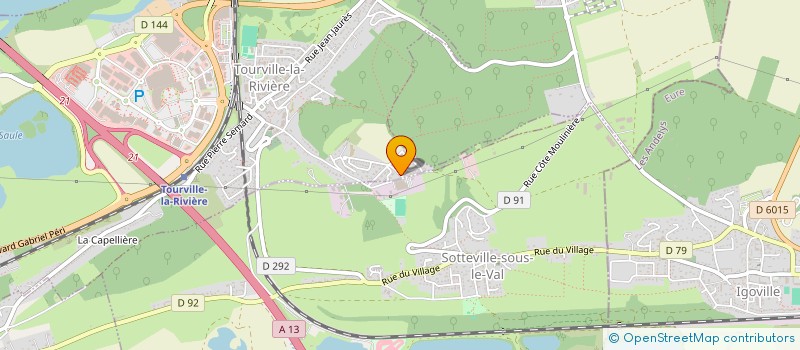 localisation de l'entreprise MONSIEUR VINCENT REUX  TOURVILLE-LA-RIVIERE