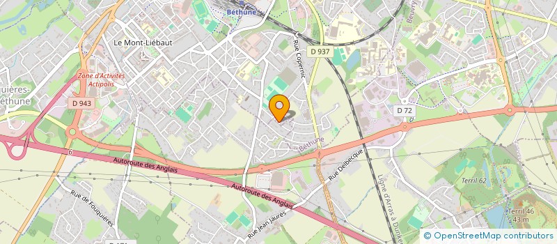 localisation de l'entreprise MONSIEUR VINCENT REVEILLON à BETHUNE