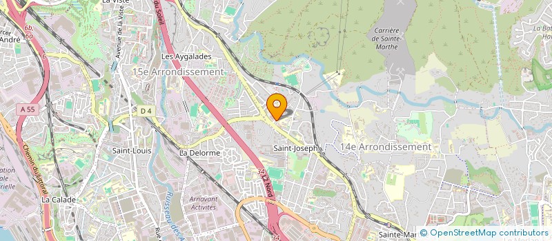 localisation de l'entreprise MONSIEUR VINCENT REVELIN  MARSEILLE