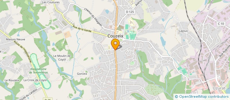 localisation de l'entreprise MONSIEUR VINCENT REY à COUZEIX