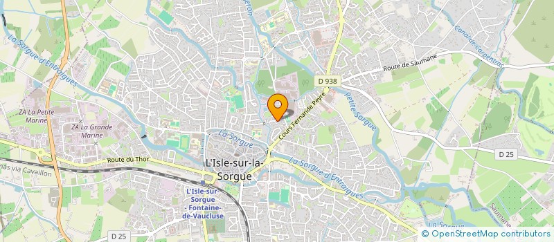 localisation de l'entreprise MONSIEUR VINCENT REY  L'ISLE-SUR-LA-SORGUE