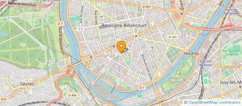 localisation de l'entreprise MONSIEUR VINCENT REYNAUD à BOULOGNE-BILLANCOURT