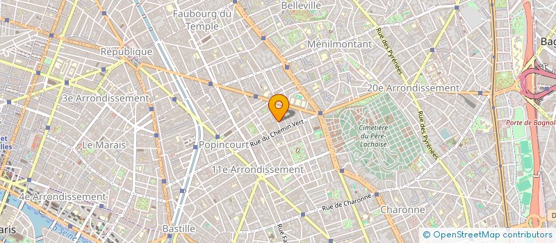 localisation de l'entreprise MONSIEUR VINCENT REYNAUD à PARIS