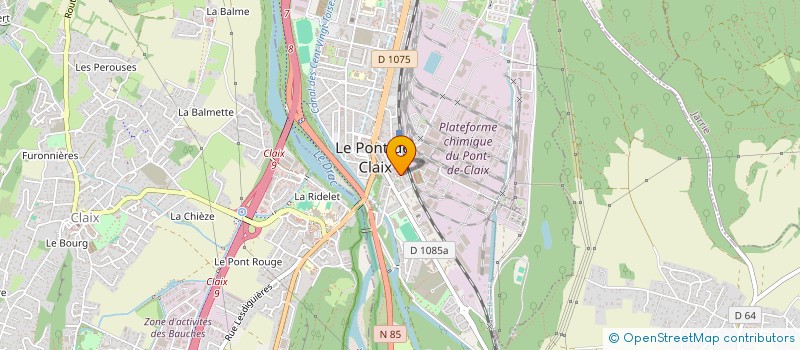 localisation de l'entreprise MONSIEUR VINCENT RIAUD  LE PONT-DE-CLAIX