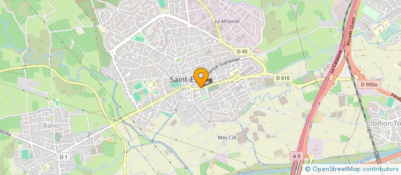 localisation de l'entreprise MONSIEUR VINCENT RIBIERE  SAINT-ESTEVE