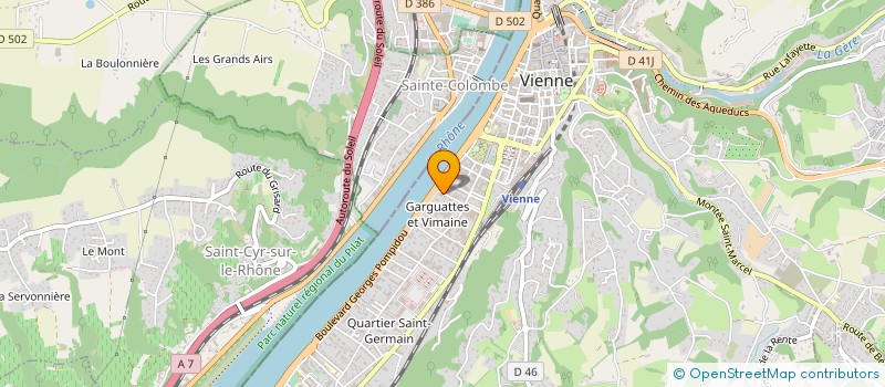 localisation de l'entreprise MONSIEUR VINCENT RICHAUD à VIENNE