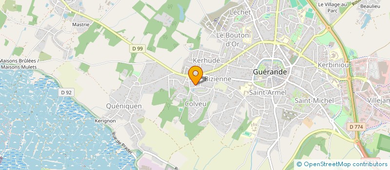 localisation de l'entreprise MONSIEUR VINCENT RICORDEAU à GUERANDE