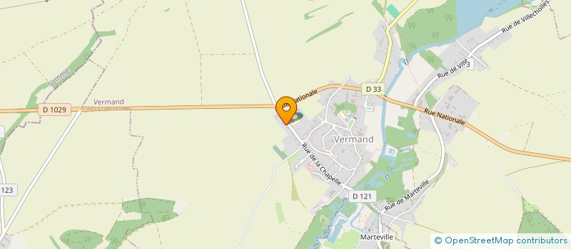 localisation de l'entreprise MONSIEUR VINCENT RICOUR  VERMAND