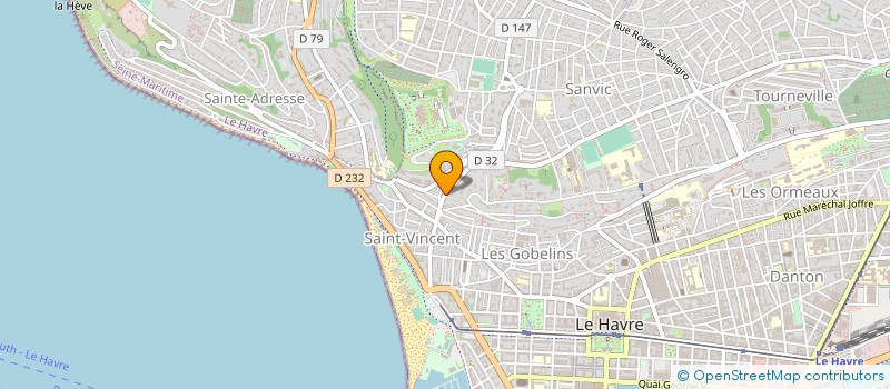 localisation de l'entreprise MONSIEUR VINCENT RIOLLET à LE HAVRE