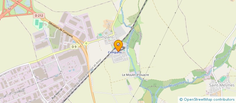 localisation de l'entreprise MONSIEUR VINCENT RIOTTE  COMPANS