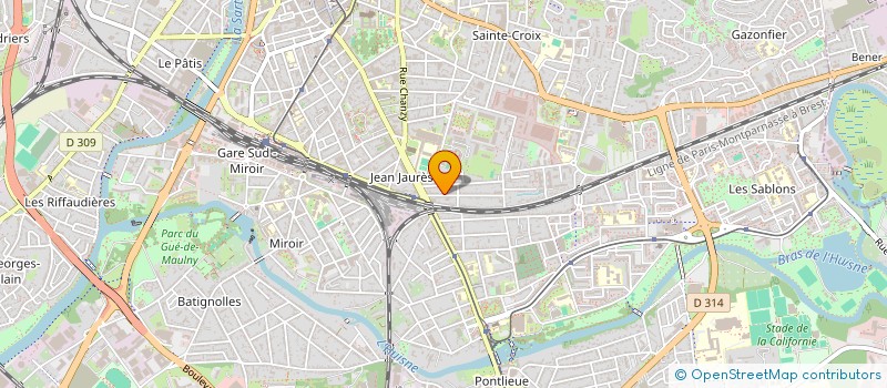 localisation de l'entreprise MONSIEUR VINCENT RISS  LE MANS