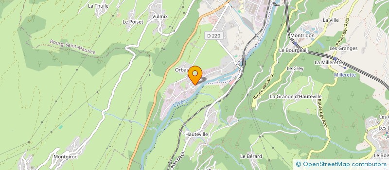 localisation de l'entreprise MONSIEUR VINCENT RIUS à BOURG-SAINT-MAURICE
