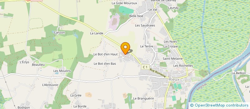 localisation de l'entreprise MONSIEUR VINCENT RIVAL  RIEUX