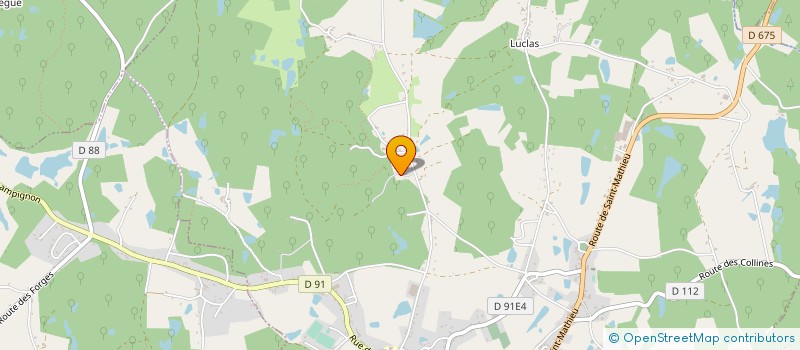 localisation de l'entreprise MONSIEUR VINCENT RIVET  BUSSIERE-BADIL