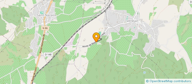 localisation de l'entreprise MONSIEUR VINCENT RIVIER  VENEJAN