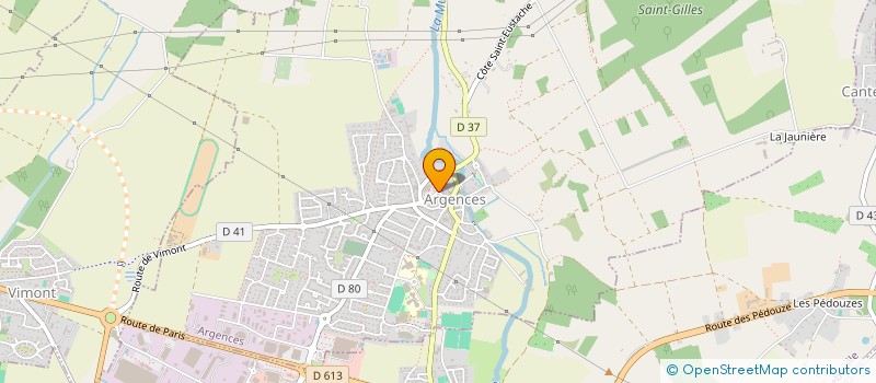 localisation de l'entreprise MONSIEUR VINCENT RIZZOTTO  ARGENCES