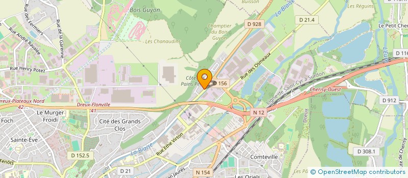 localisation de l'entreprise MONSIEUR VINCENT ROAGNA à DREUX