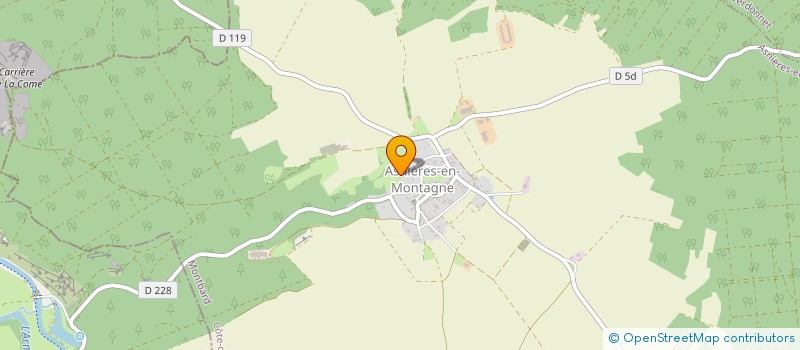 localisation de l'entreprise MONSIEUR VINCENT ROBELEY  ASNIERES-EN-MONTAGNE