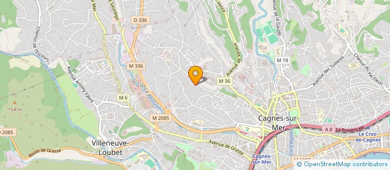localisation de l'entreprise MONSIEUR VINCENT ROBERT à CAGNES-SUR-MER