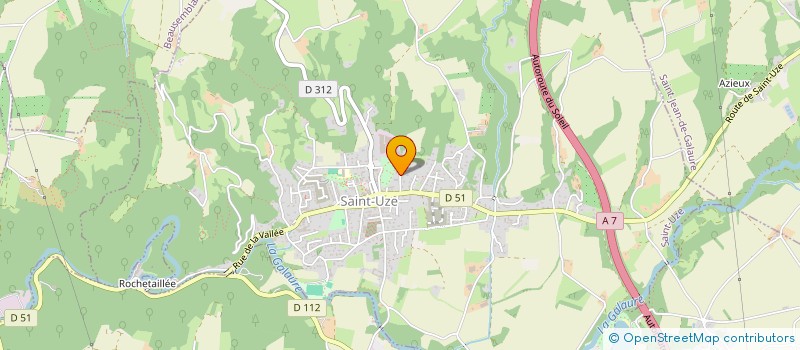 localisation de l'entreprise MONSIEUR VINCENT ROBERT  SAINT-UZE