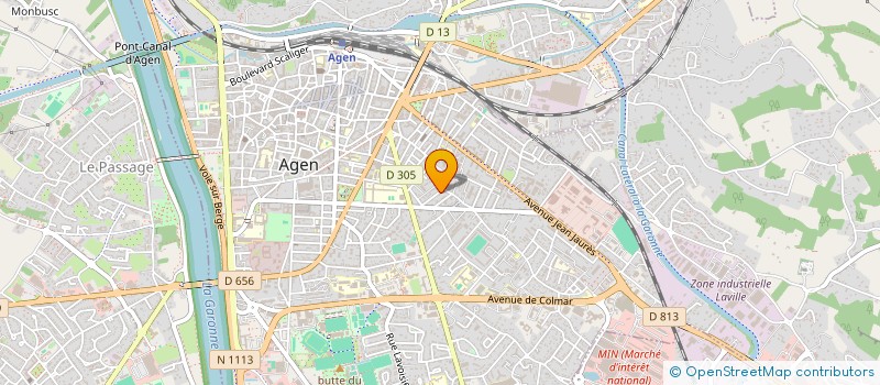 localisation de l'entreprise MONSIEUR VINCENT ROBERT  AGEN