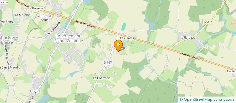 localisation de l'entreprise MONSIEUR VINCENT ROBIN  L'ABERGEMENT-SAINTE-COLOMBE