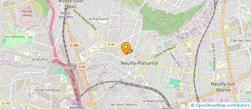 localisation de l'entreprise MONSIEUR VINCENT ROBINEAU à NEUILLY-PLAISANCE