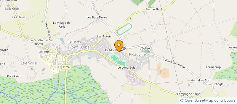 localisation de l'entreprise MONSIEUR VINCENT ROBIOLLE  PICAUVILLE