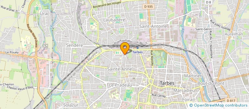 localisation de l'entreprise MONSIEUR VINCENT ROCARD  TARBES