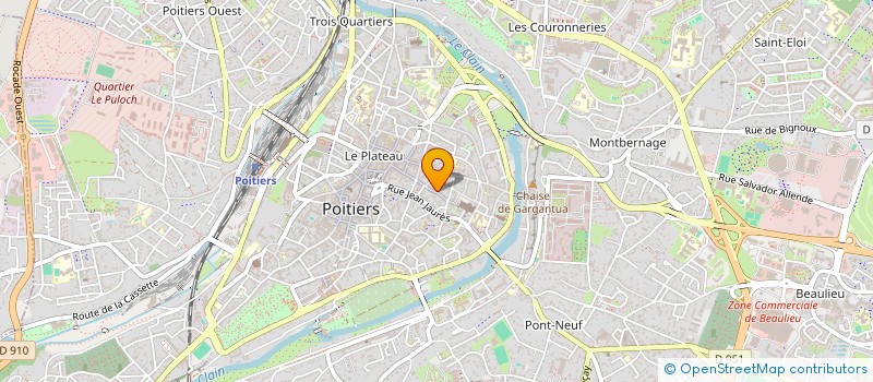 localisation de l'entreprise MONSIEUR VINCENT ROCHARD  POITIERS