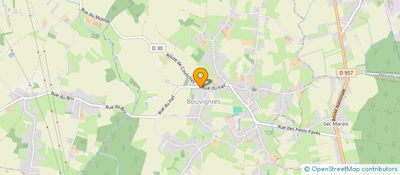 localisation de l'entreprise MONSIEUR VINCENT ROCHER à BOUVIGNIES