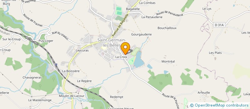 localisation de l'entreprise MONSIEUR VINCENT RODIER  MAGNAC-BOURG