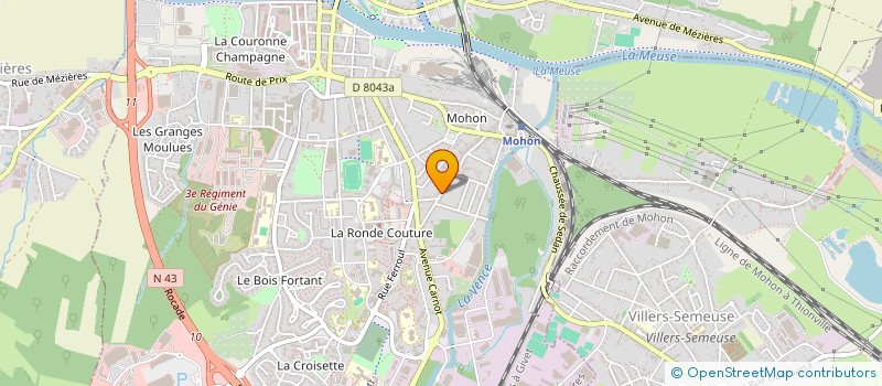 localisation de l'entreprise MONSIEUR VINCENT ROGNION  CHARLEVILLE-MEZIERES