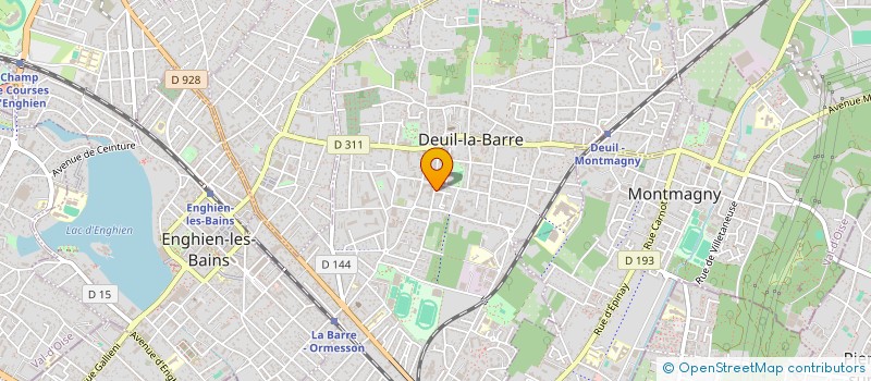 localisation de l'entreprise MONSIEUR VINCENT ROINGEARD à DEUIL-LA-BARRE