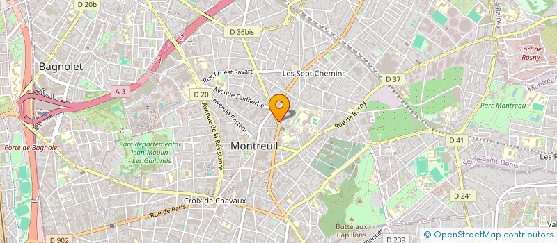 localisation de l'entreprise MONSIEUR VINCENT ROLIN à MONTREUIL