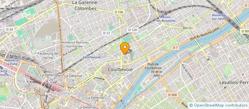 localisation de l'entreprise MONSIEUR VINCENT ROLLAND à COURBEVOIE